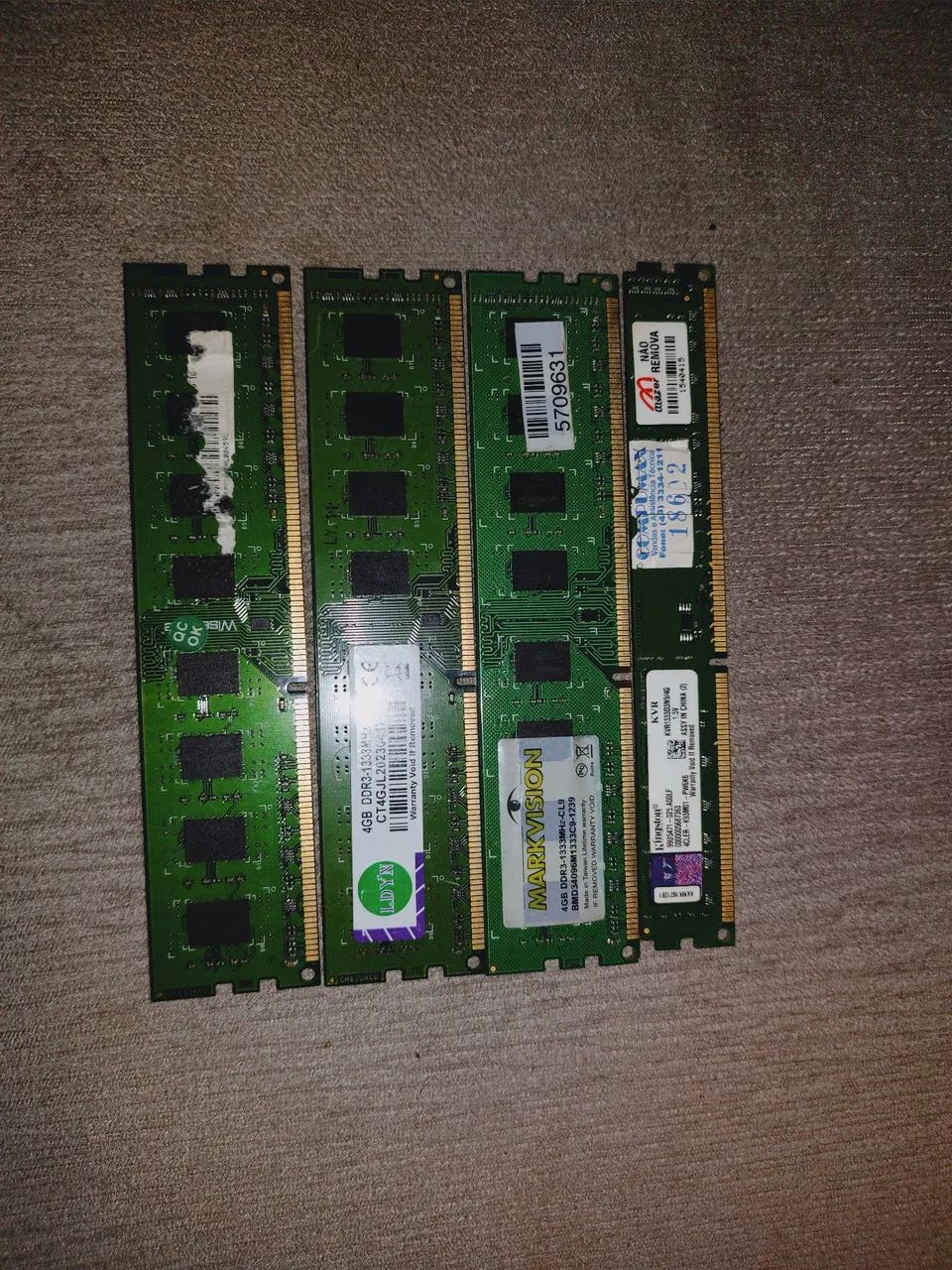 Memórias ram ddr3 64291871560577120