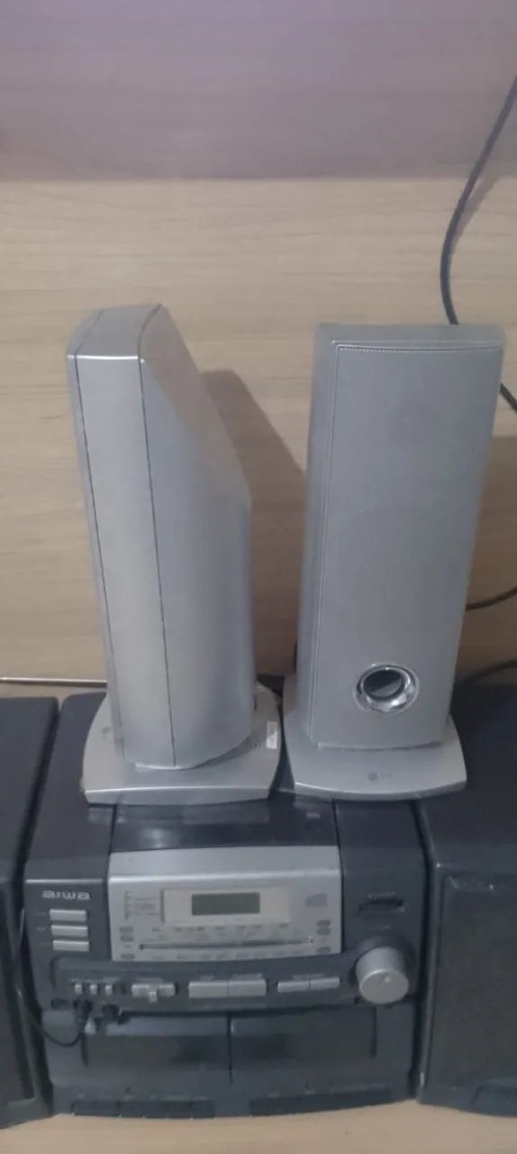 Par de Caixa de som passiva LG S198E mini torre Home Theater