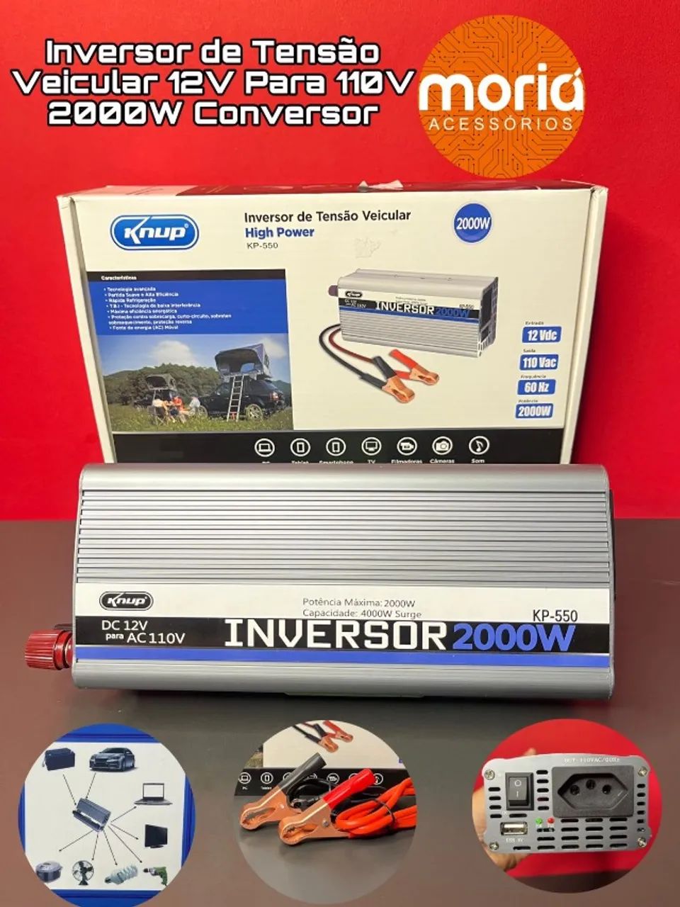 Inversor de 2000w de onda modificada - Foto 2