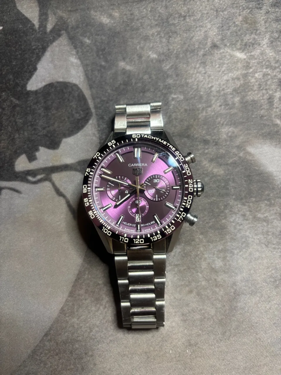 Relógio Tag Heuer Carrera - Roxo