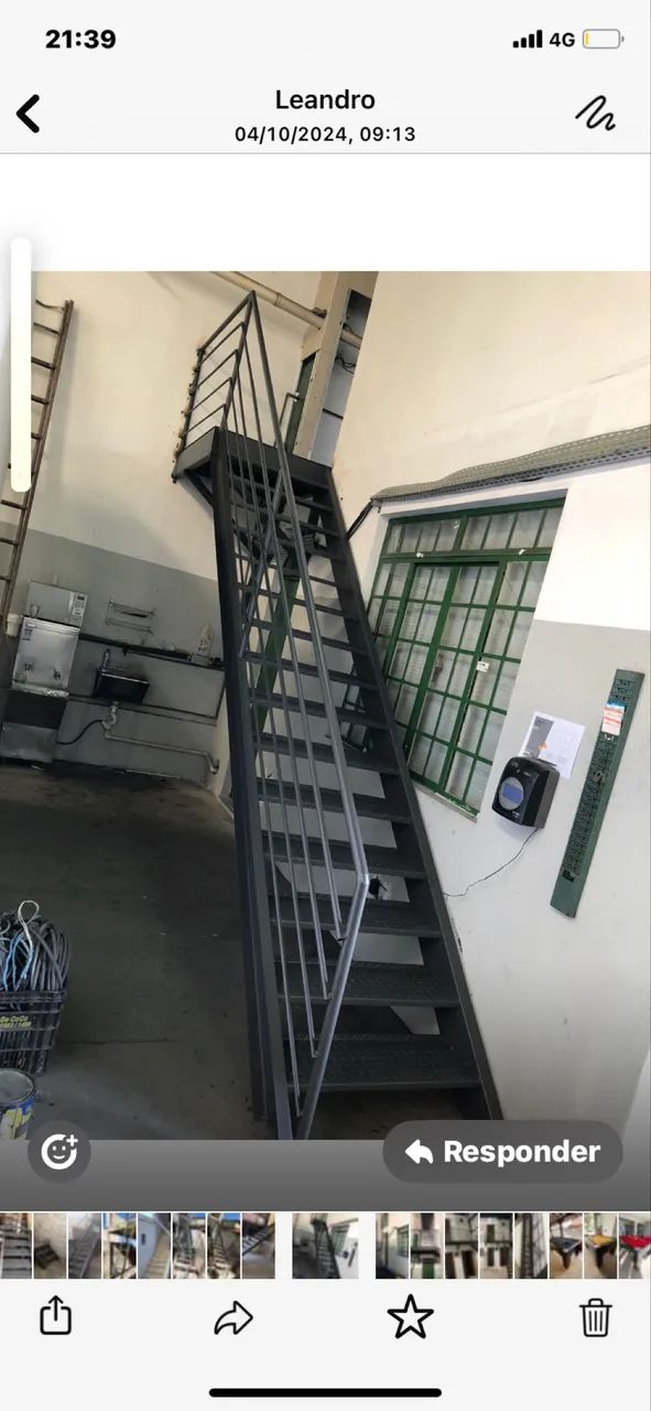 Escada de Aço Reforçada - Foto 4