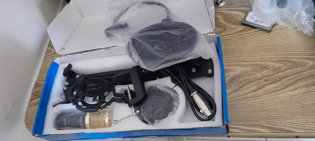 Microfone Condensador BM 800 Gamer Profissional com Braço Ajustável - Foto 2