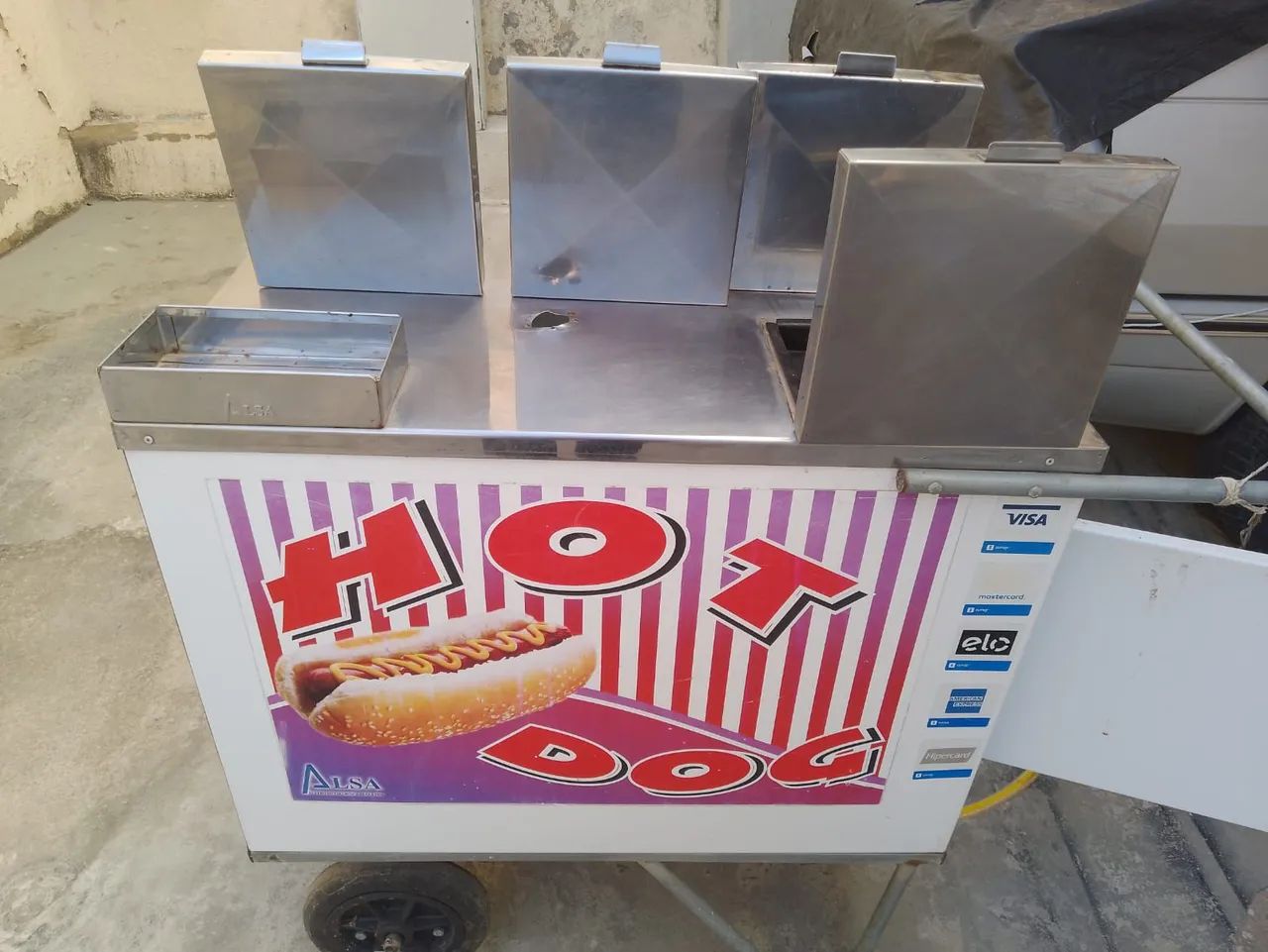 Fogão Industrial Compacto em alumínio ( Conservado )  - Foto 4