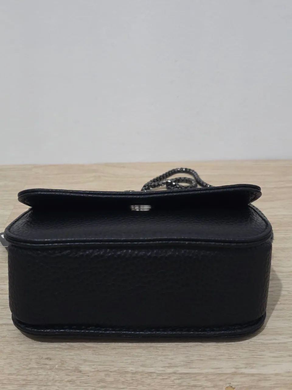 Bolsa Pequena de Ombro Feminina Preta - Foto 5