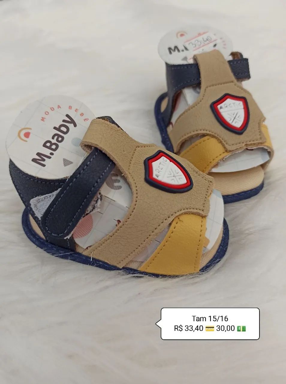 Sandália Bebê masculina  - Foto 4