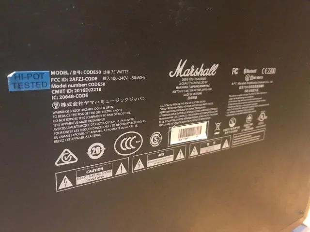 Amplificador Marshall Code 50  - Foto 2