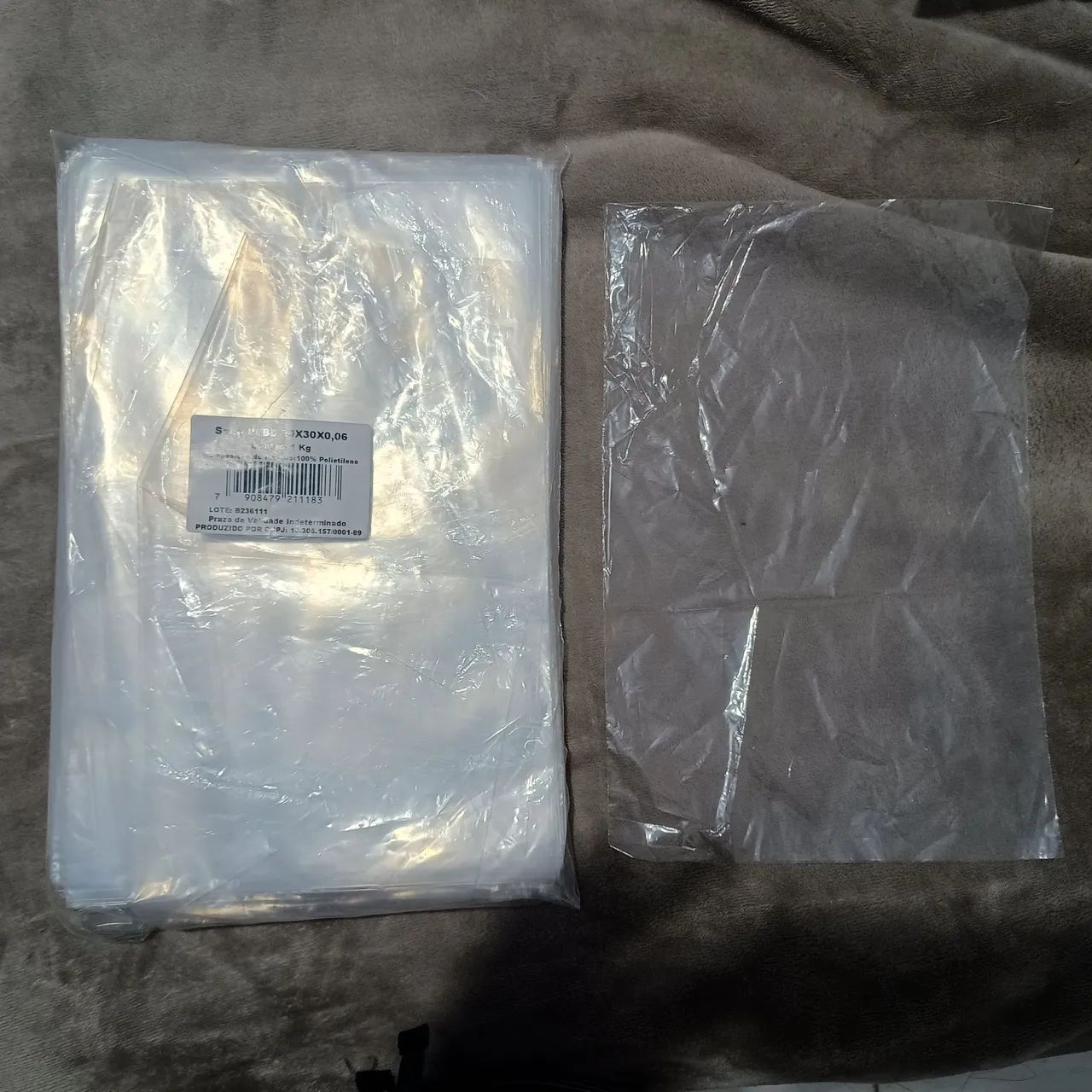 Saco transparente 