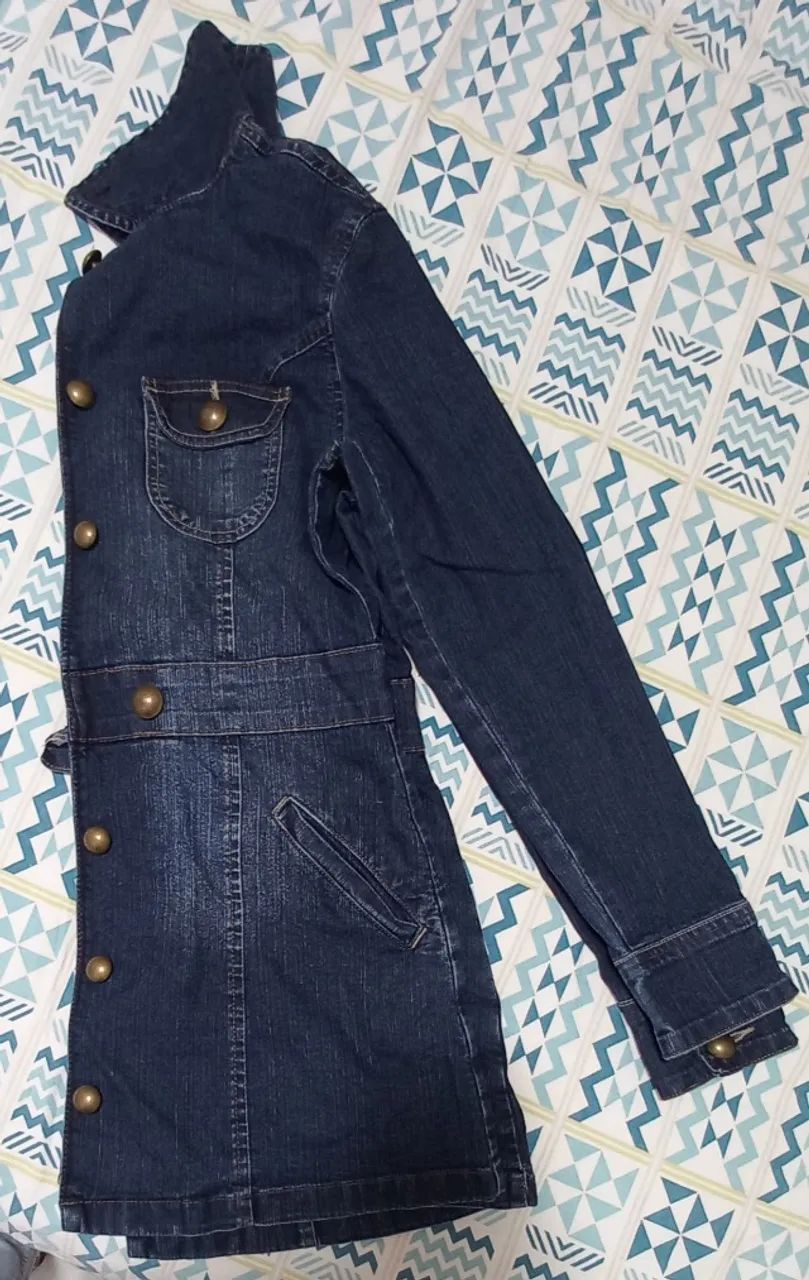 Jaqueta jeans escuro