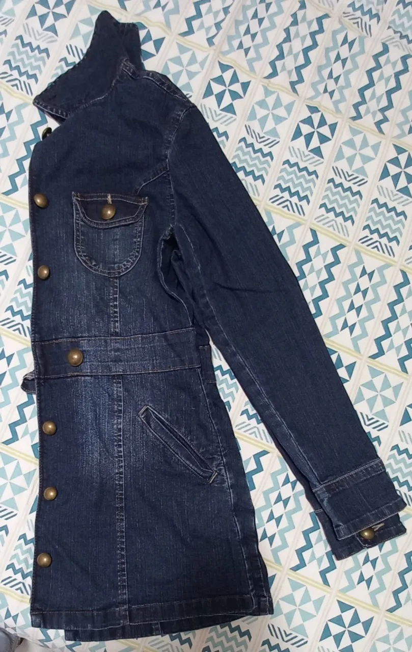 Jaqueta jeans escuro