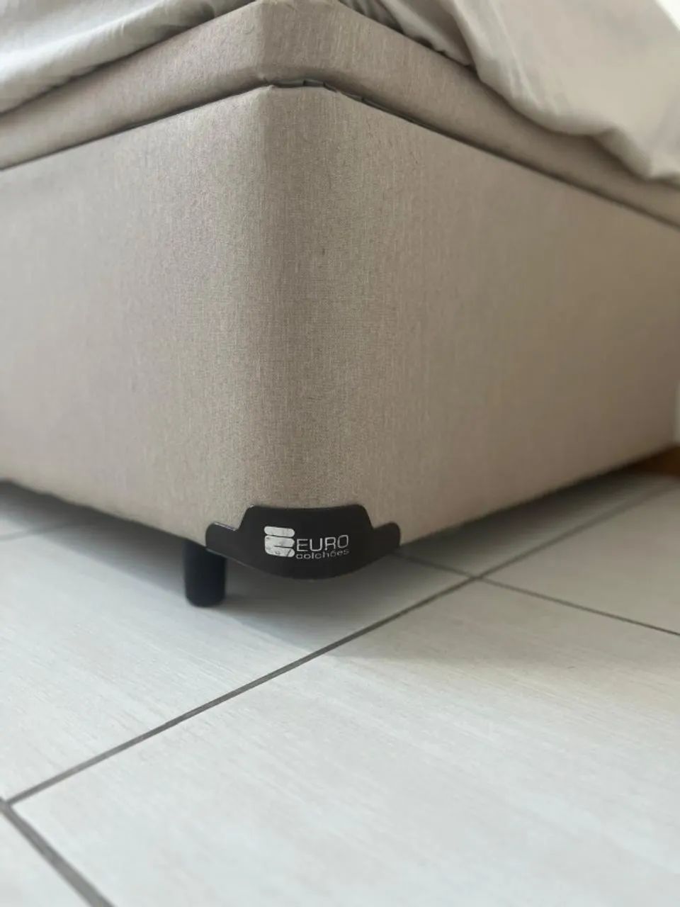 cama box com baú solteiro + colchão - Euro Colchões  - Foto 5