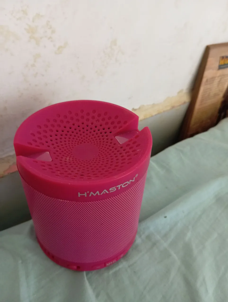 Caixa de Som Portátil H'MASTON - Rosa