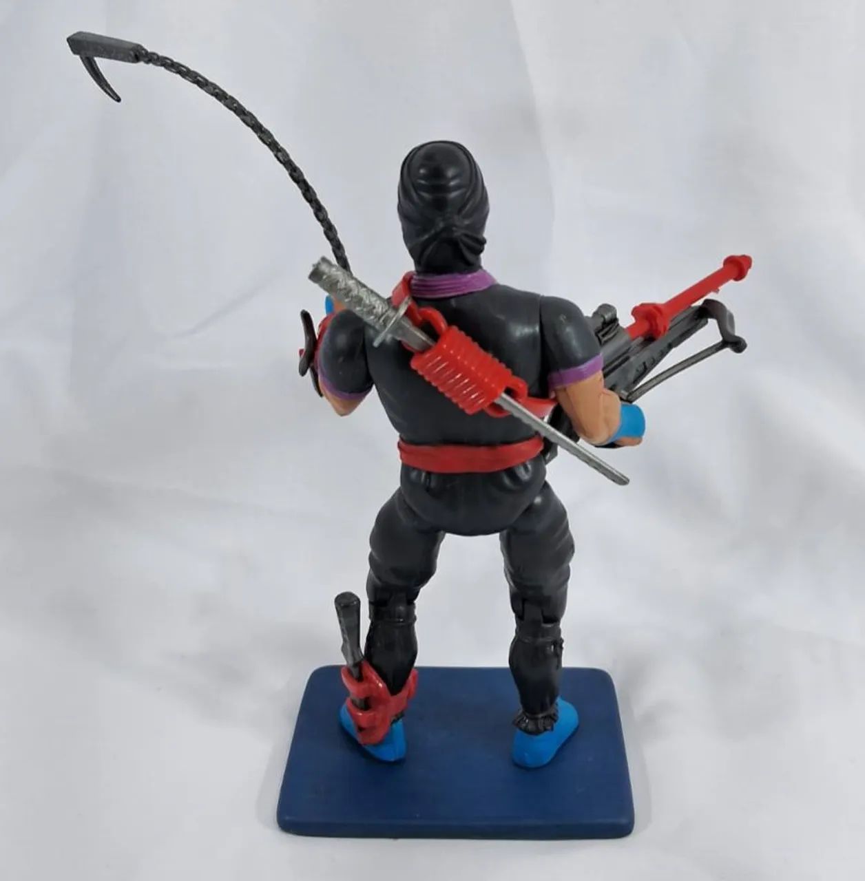 Boneco Dragão Negro coleção Rambo Glasslite completo, perfeito com base. SAVAGE.  - Foto 3