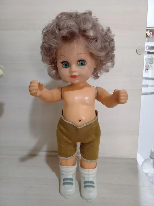 Boneca musical antiga. - Foto 5