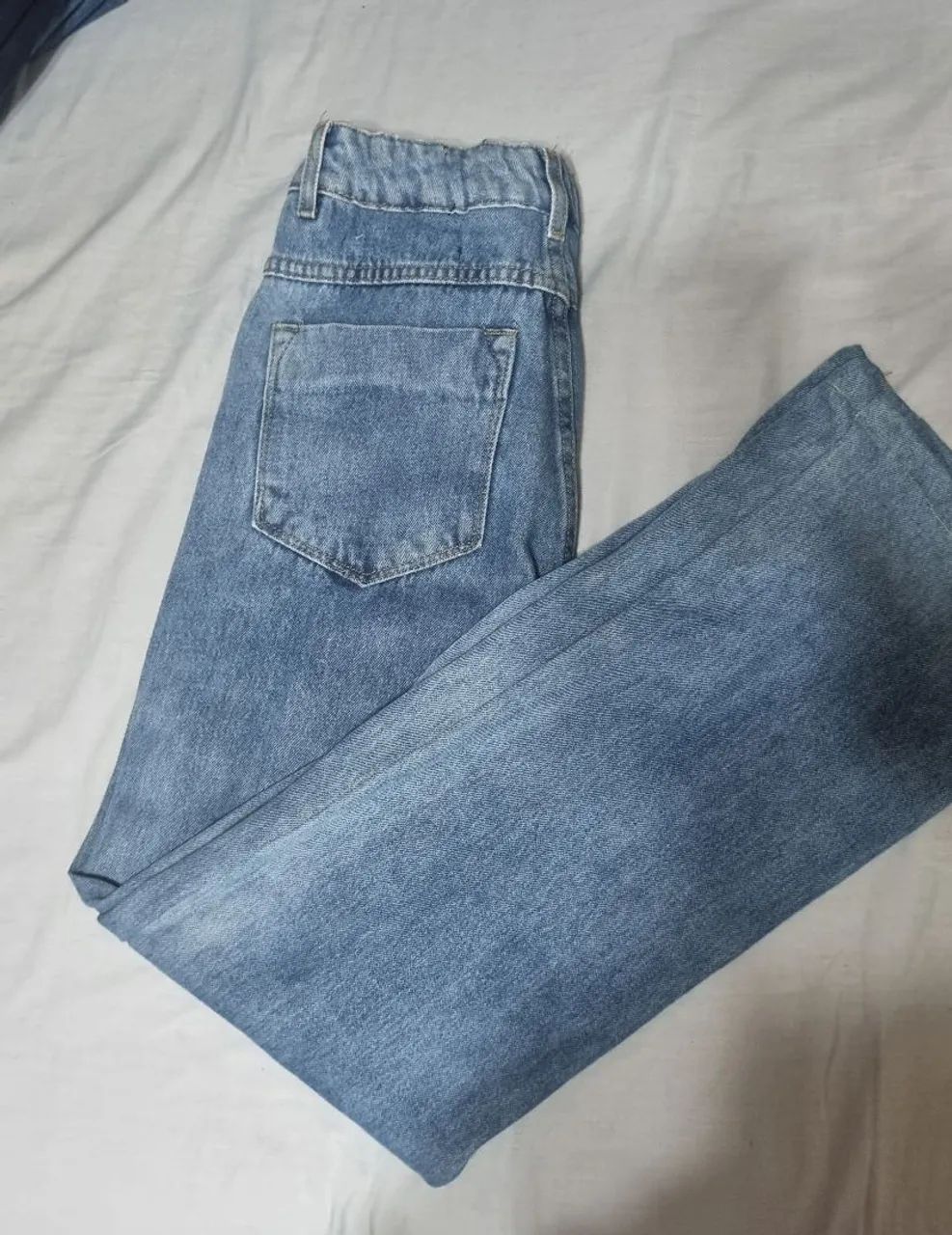 Calça Jeans Reta Sawary Cintura Alta  - Foto 2