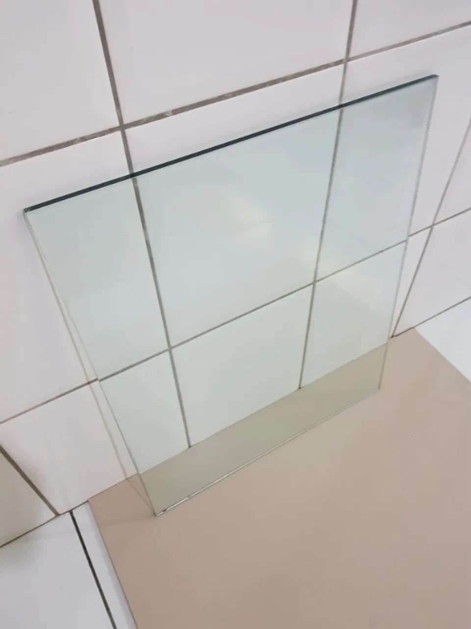 2 Peças de Vidro Lapidado e Polido - 60x50 - Foto 2