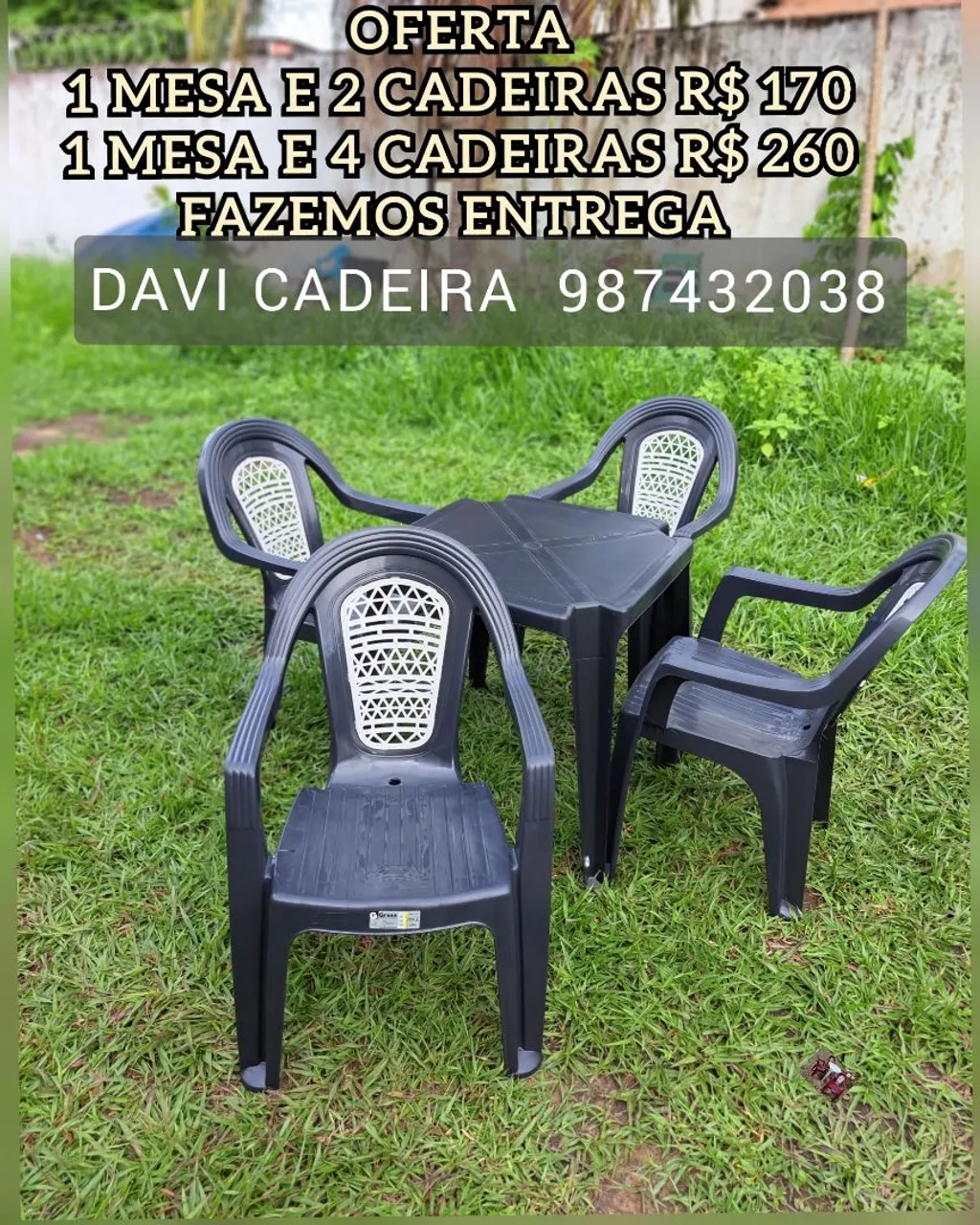 MESA IGUATU ZH PLASTICA SJ SZ ENTREGO HOJE