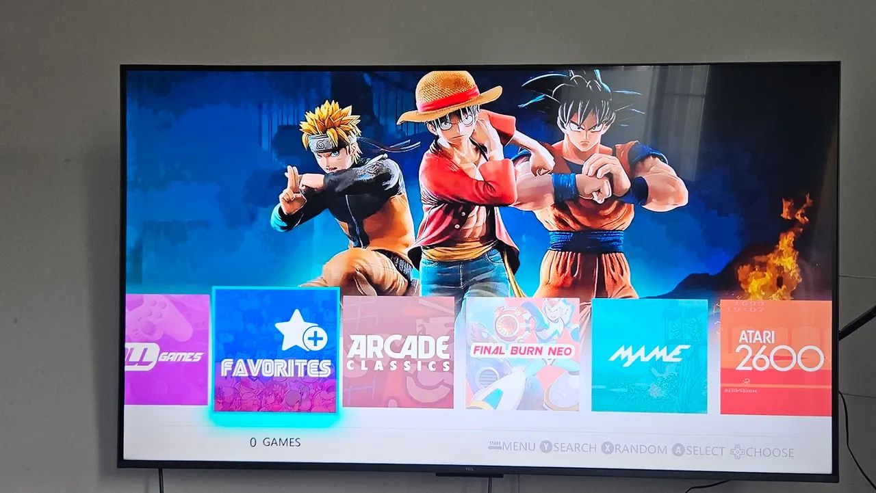 Vídeo Game 4k com 30 emuladores milhares de jogos