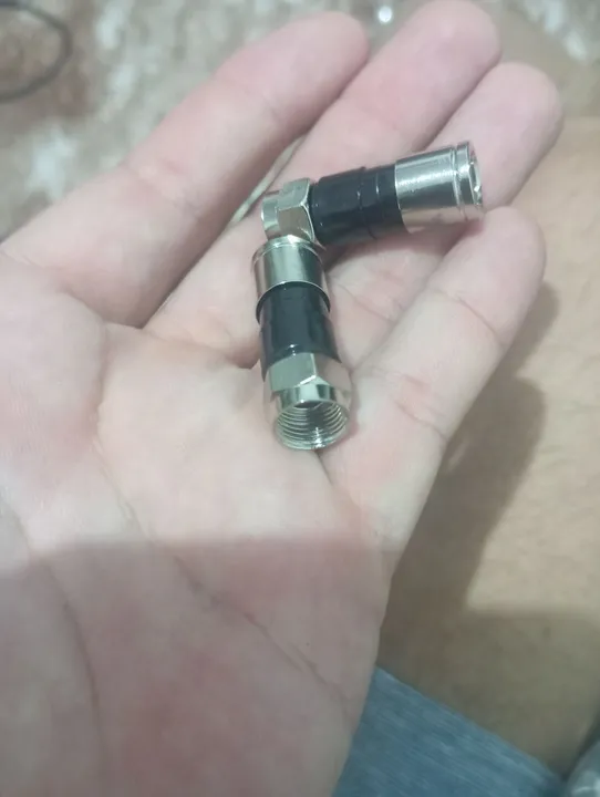 Conectores rg6 para antena tv