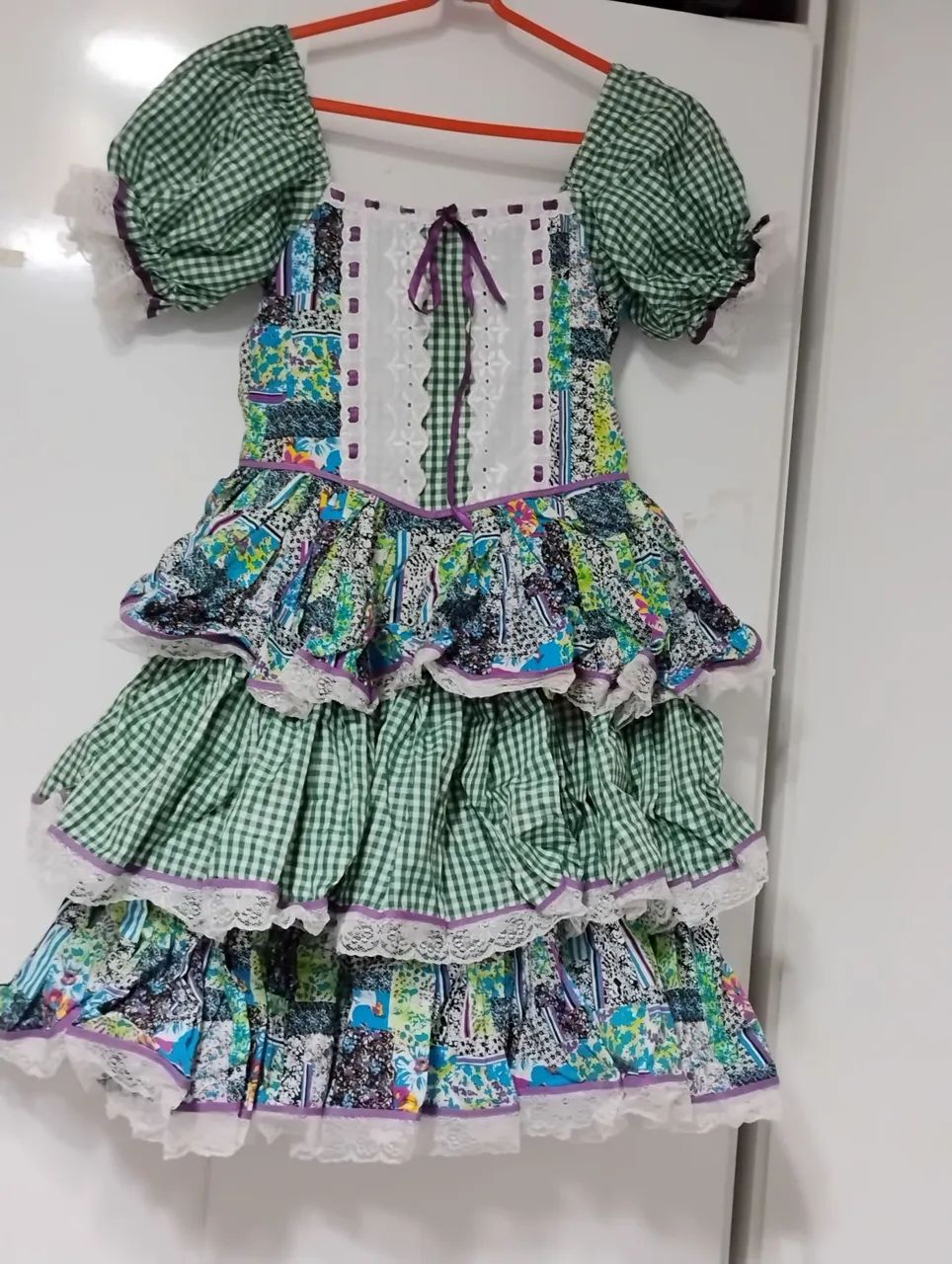 Vestido Infantil Rodado de Festa Junina