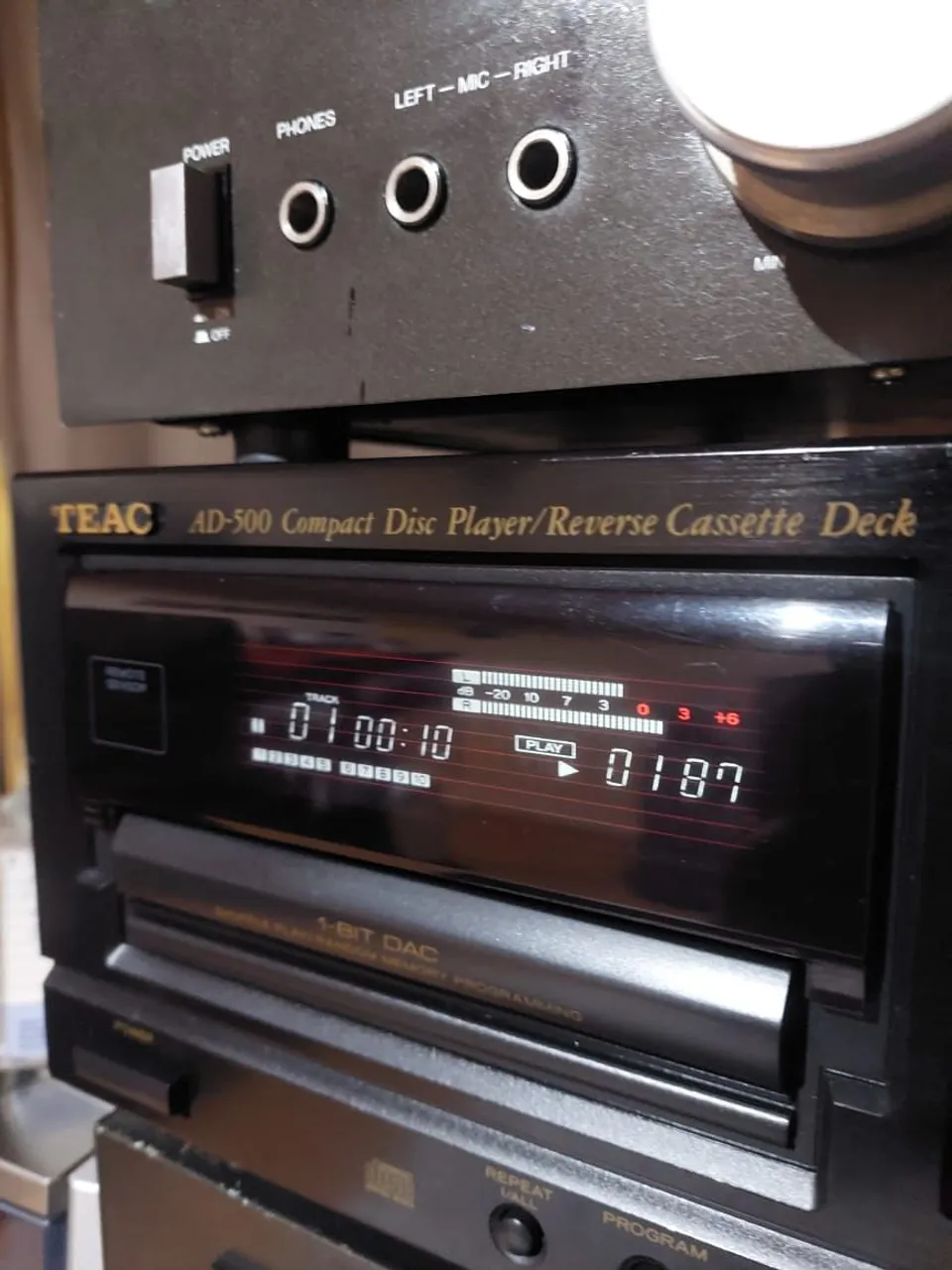 TEAC AD-500 Compact Disc Player/Reverse Cassette Deck