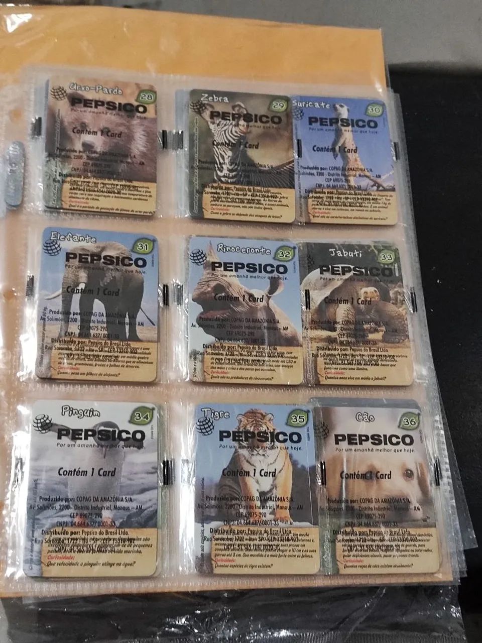 Elma chips animais em extinção completa e rara - Foto 4