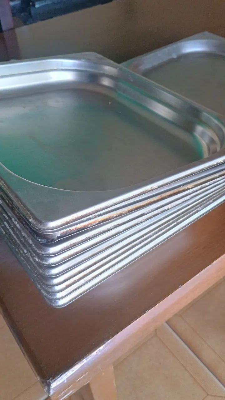 Cubas de inox para cozinha e buffet 