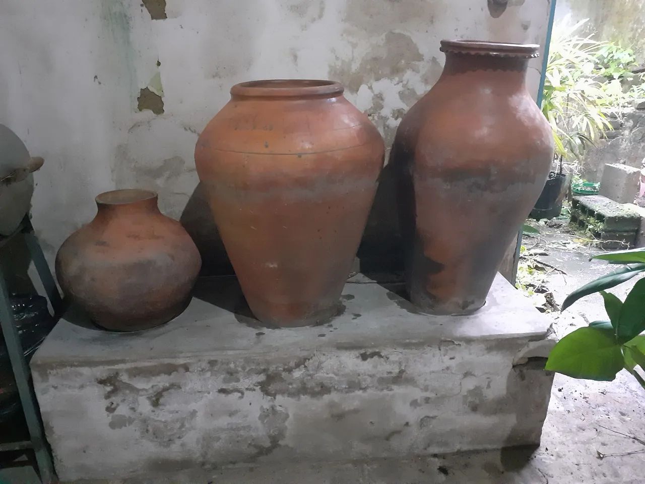 Potes de barro antiguidades