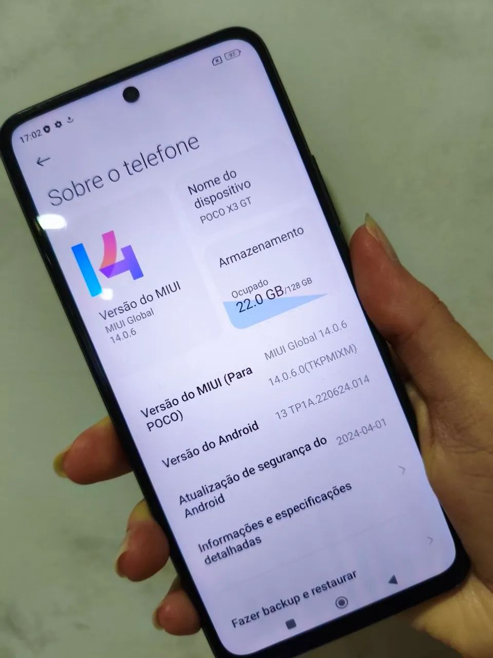 Celular Poco X3 GT