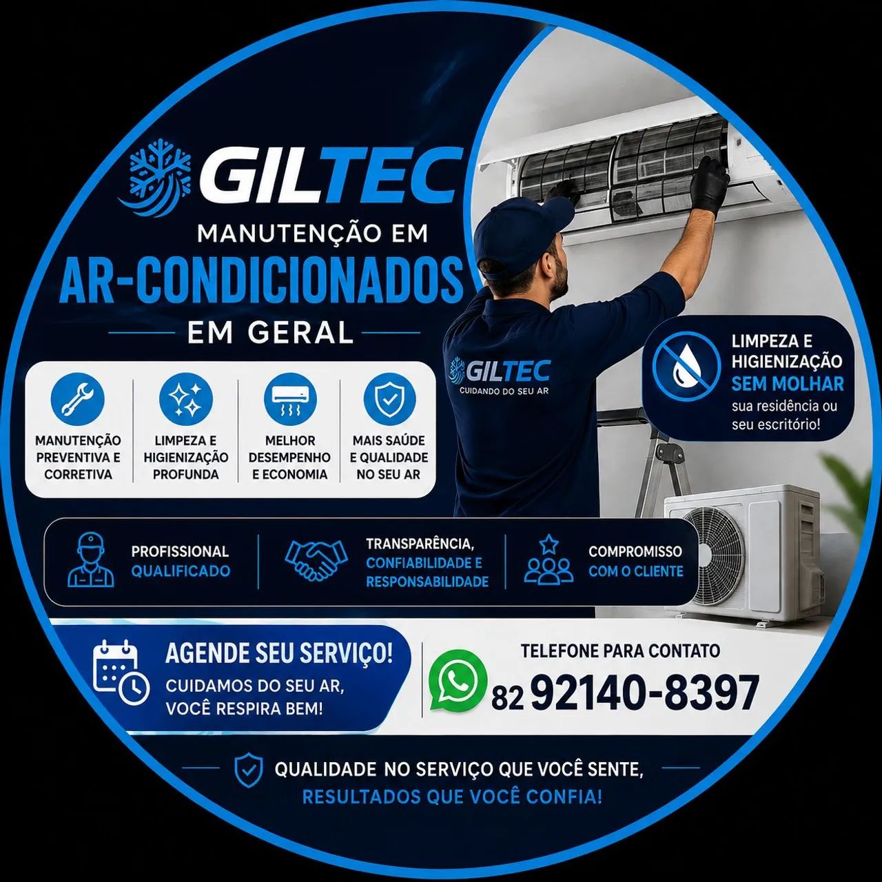 Giltec manutenção em ar condicionado em geral 
