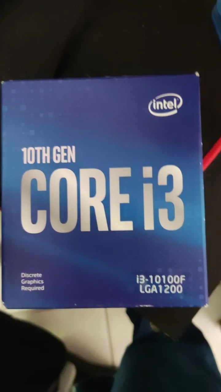 processador i3-10100f decima geração, OBS: sem vídeo onboard.