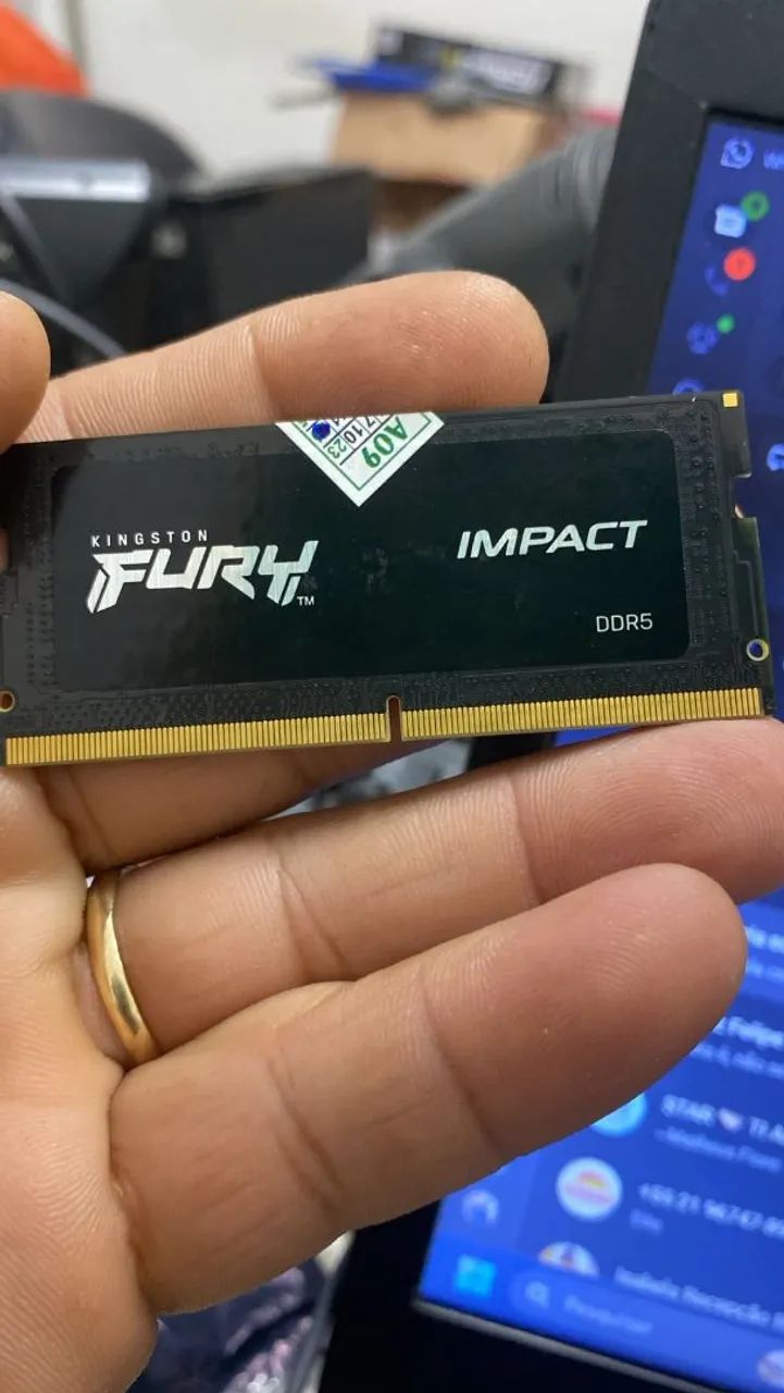 Memória ddr5 notebook 16gbs - Foto 4