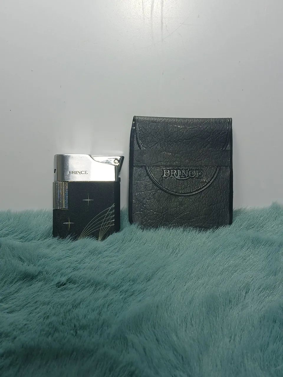 Isqueiro Vintage Prince Japan + Capa Original