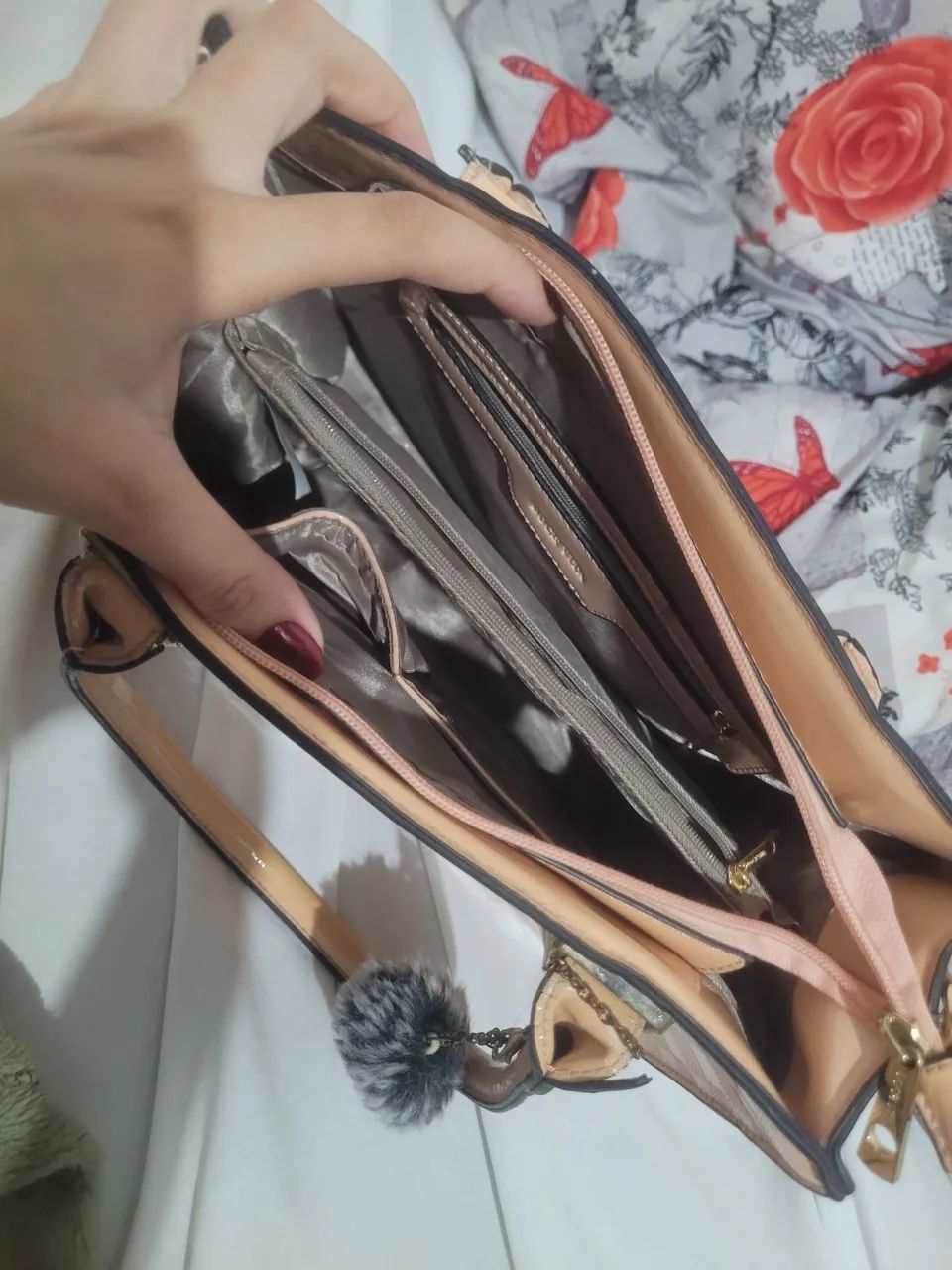 Bolsa cor nude doce vita - Foto 5