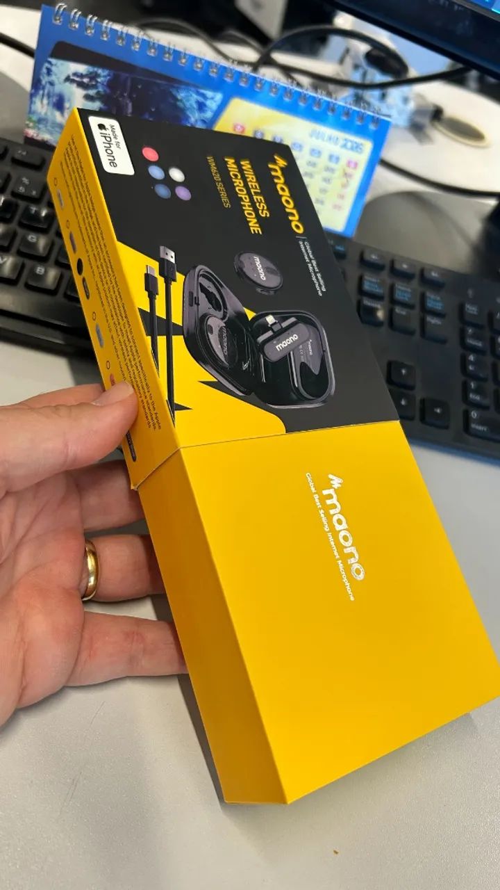 MICROFONE LAPELA PARA GRAVAÇÕES DE VÍDEOS E MÚSICAS - Foto 5