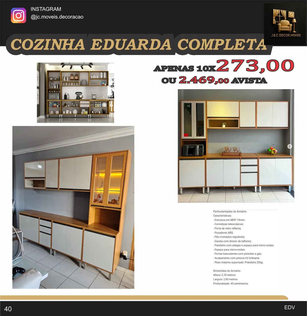 COZINHA COMPLETA EDUARDA