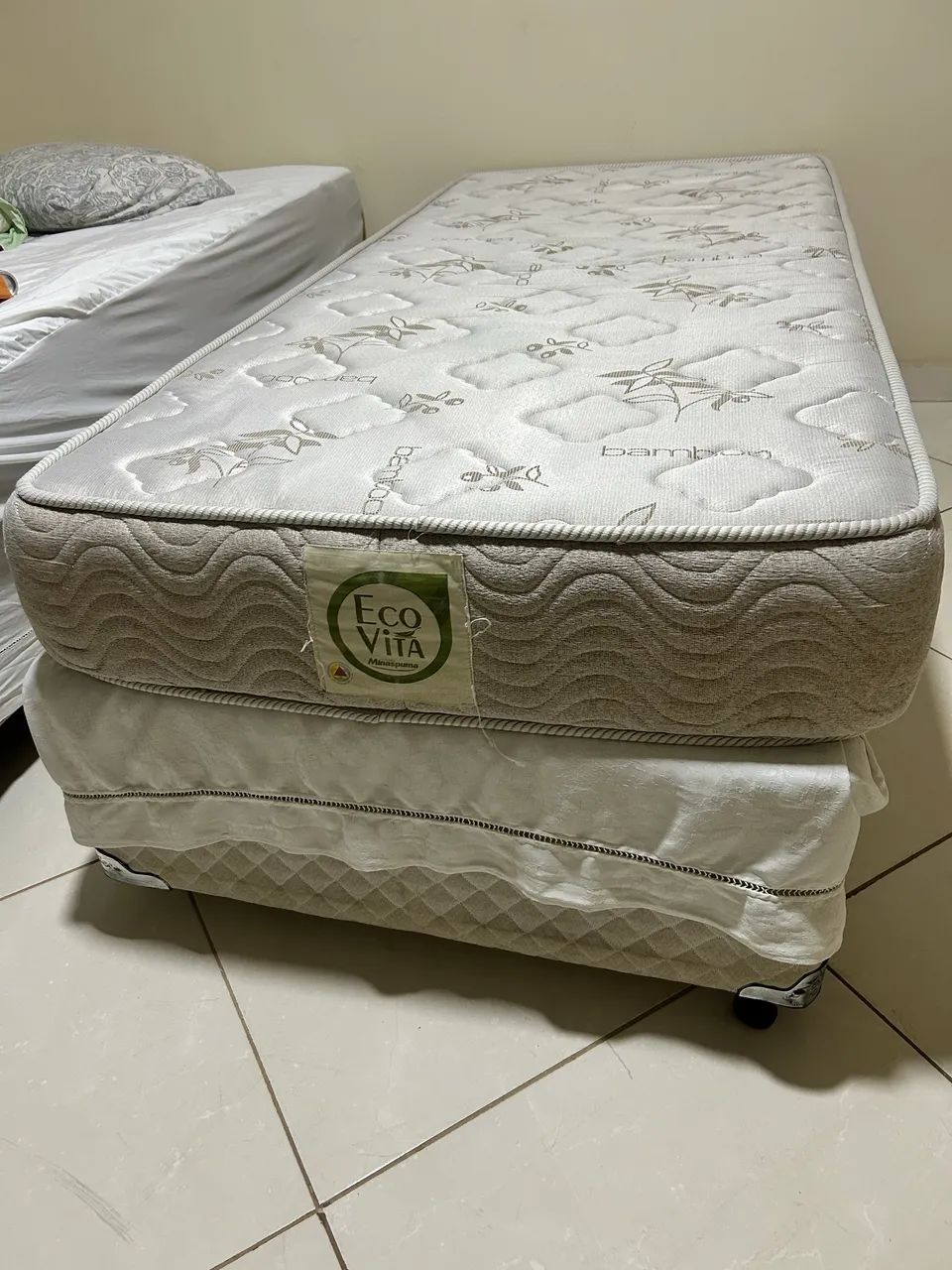 Cama box de solteiro + colchão  - Foto 3