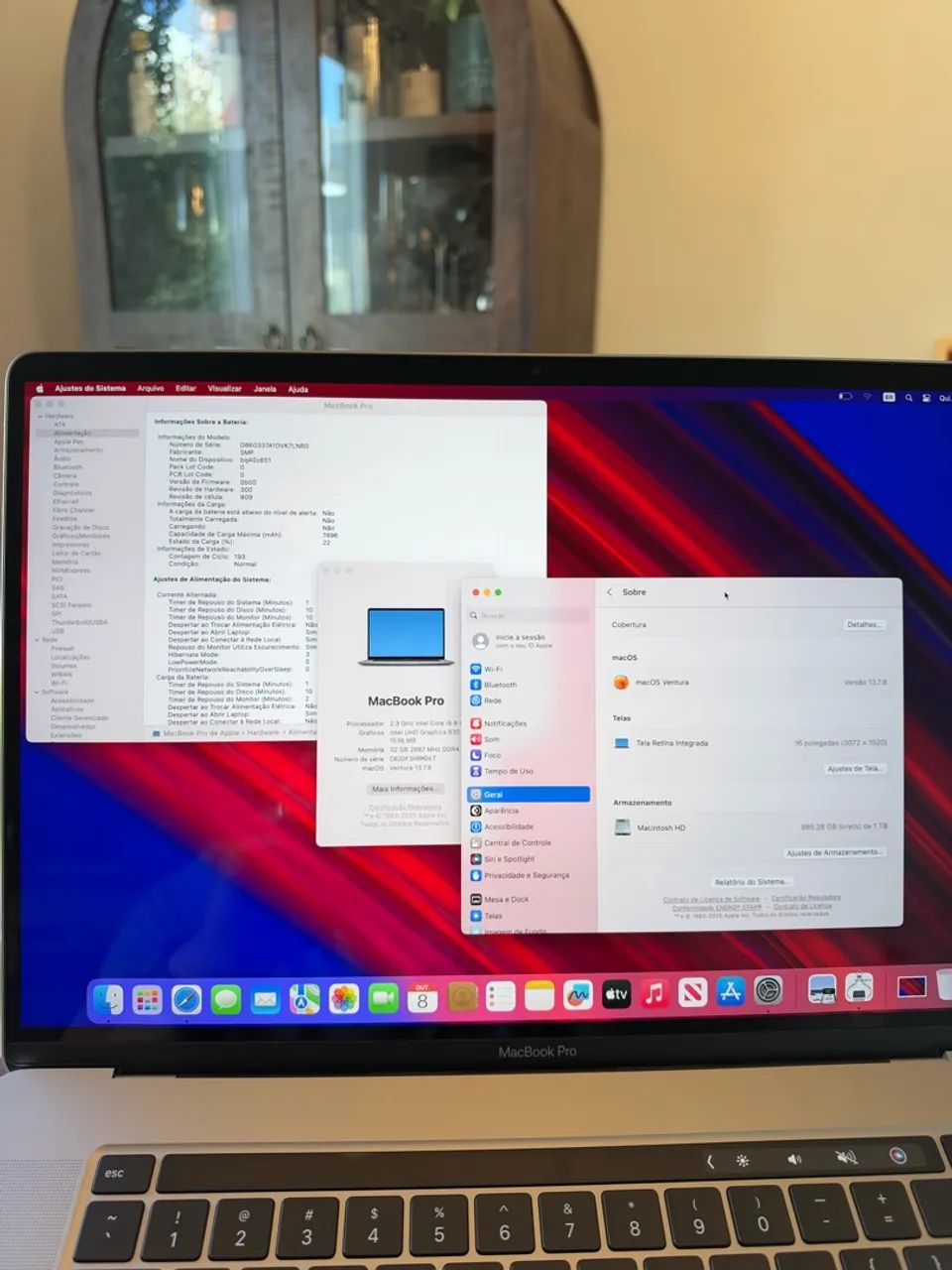 MacBook Pro 16 2019 i9 32GB 1TB SSD Impecável - Notebooks - Morro