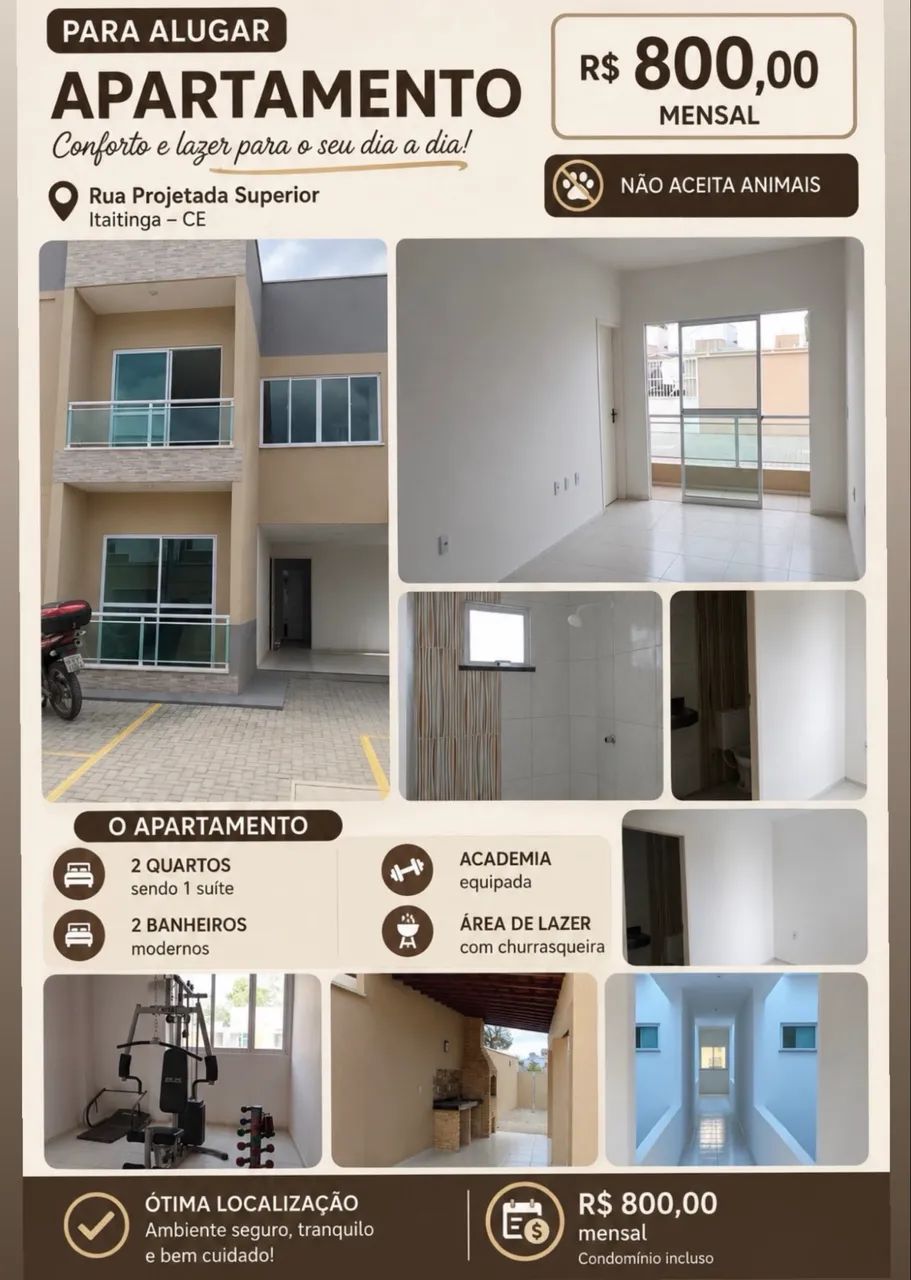 Aluguel de apartamento do Ancuri 