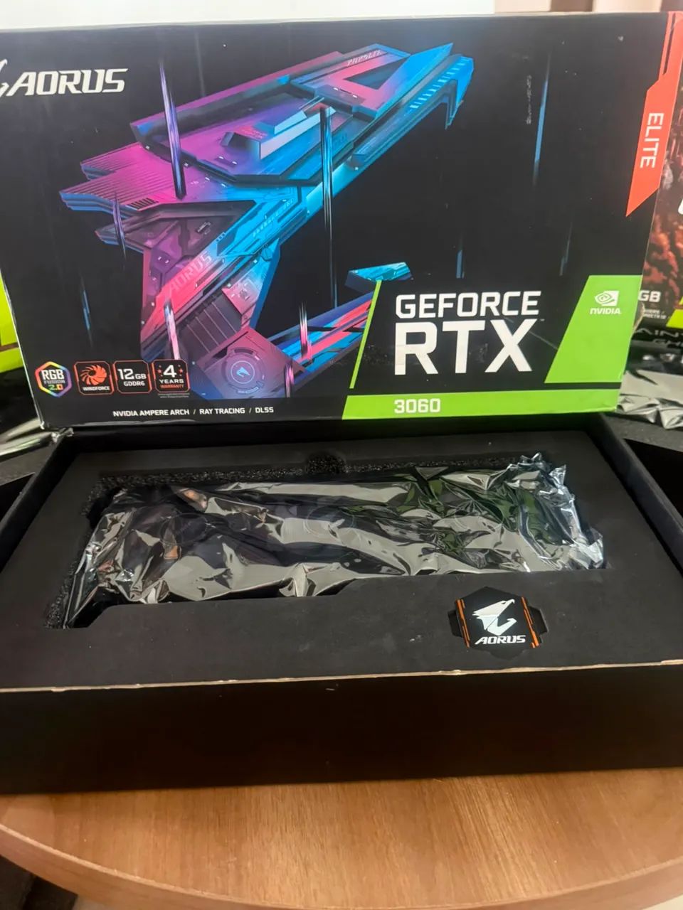 Geforce Aorus RTX 3060 - Lacrada - Foto 2