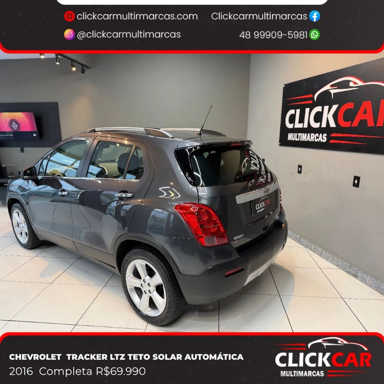 Chevrolet Tracker LTZ 1.8 16V Flex 4X2 Aut. 2016 - Foto 4