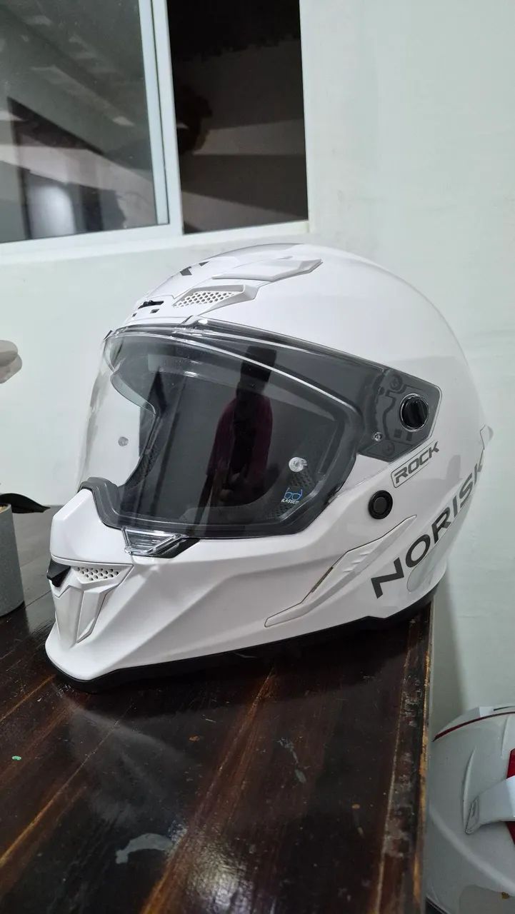Capacete norisk rock branco - Foto 4