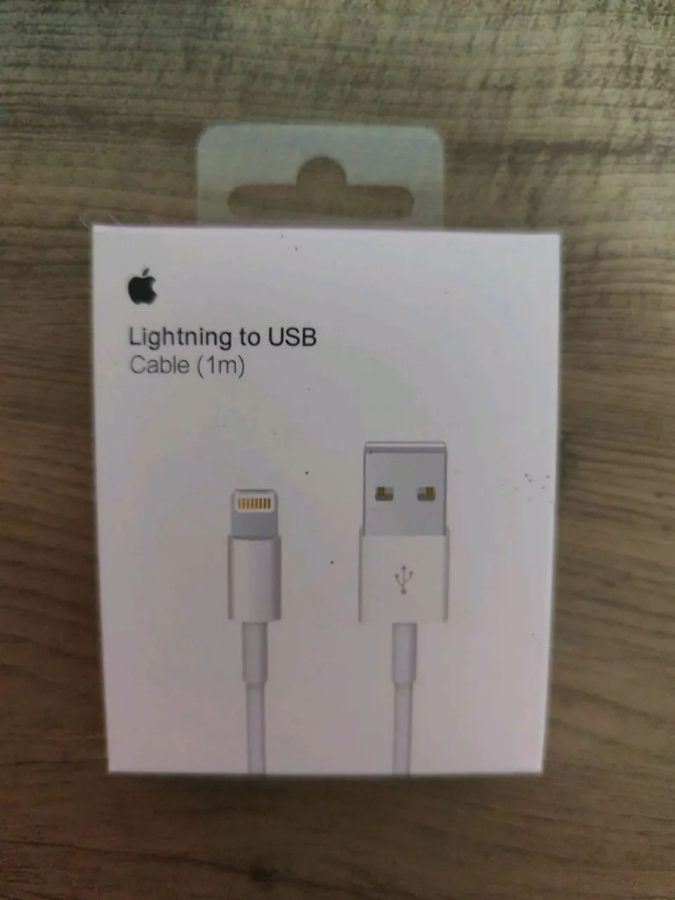 cabo lightning usb apple 1m branco