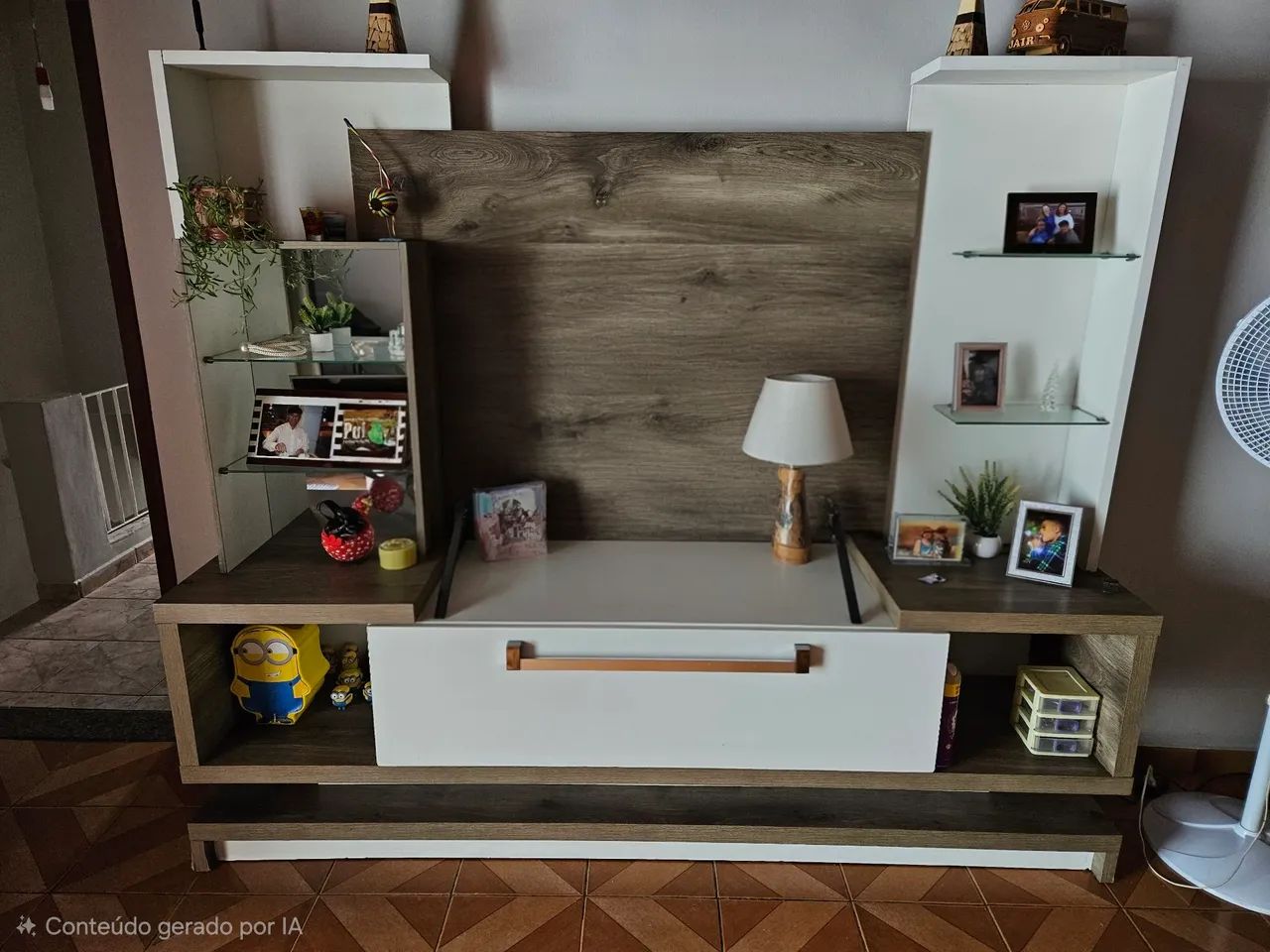 Rack com painel