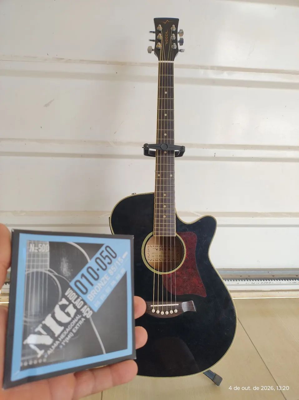 Violão vogga eletrônico 