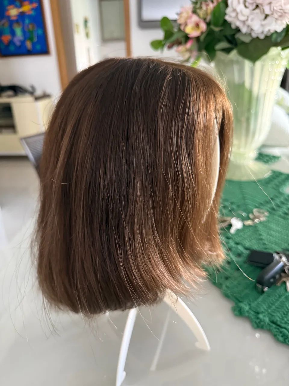 Peruca. Cabelo de verdade 