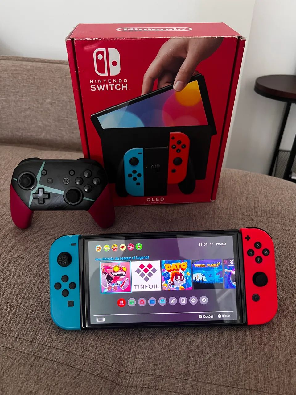 Nintendo Switch Oled Desbloqueado  - Foto 3