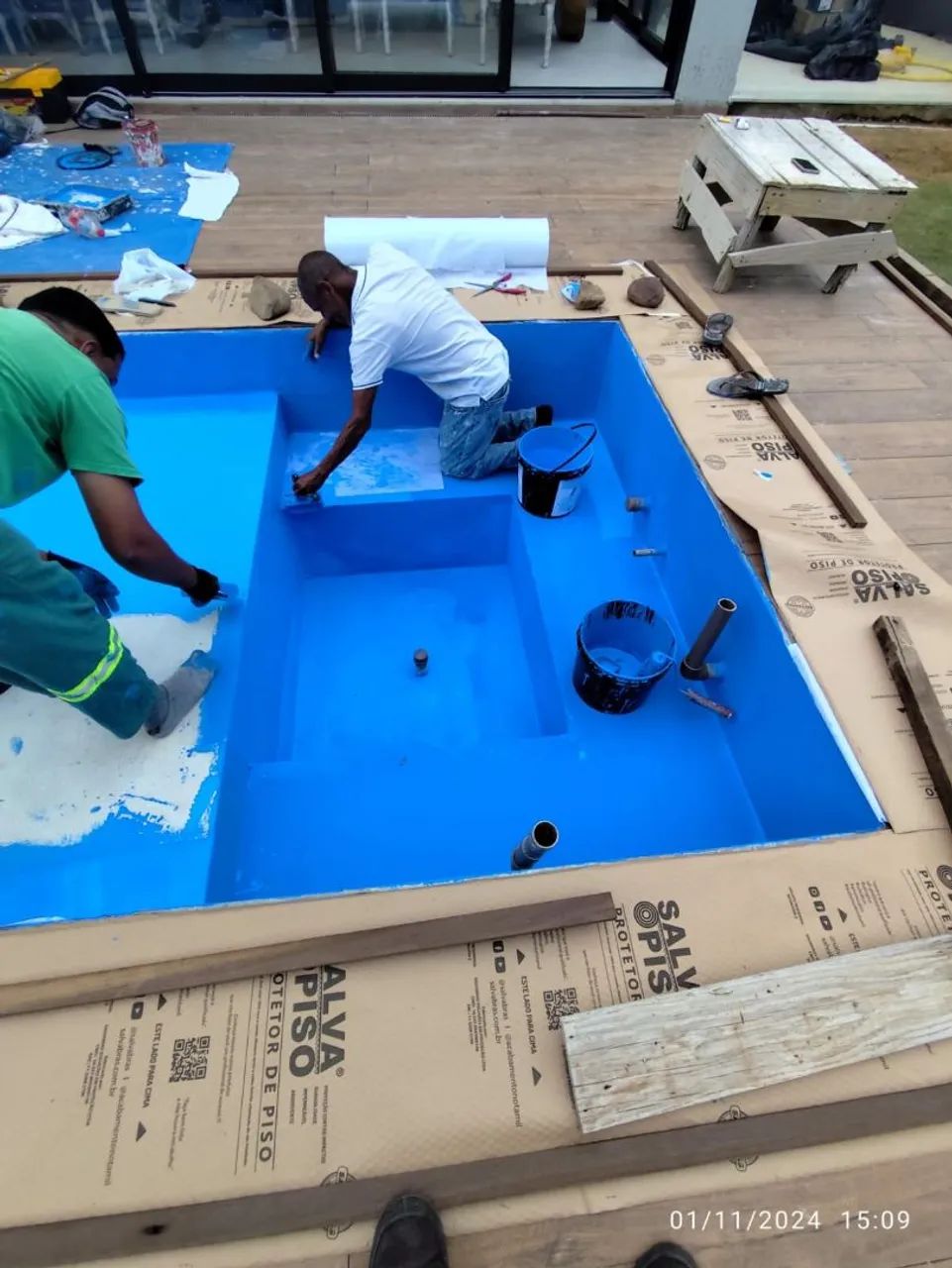 Impermeabilização, gesso dryall e pintura. - Foto 5