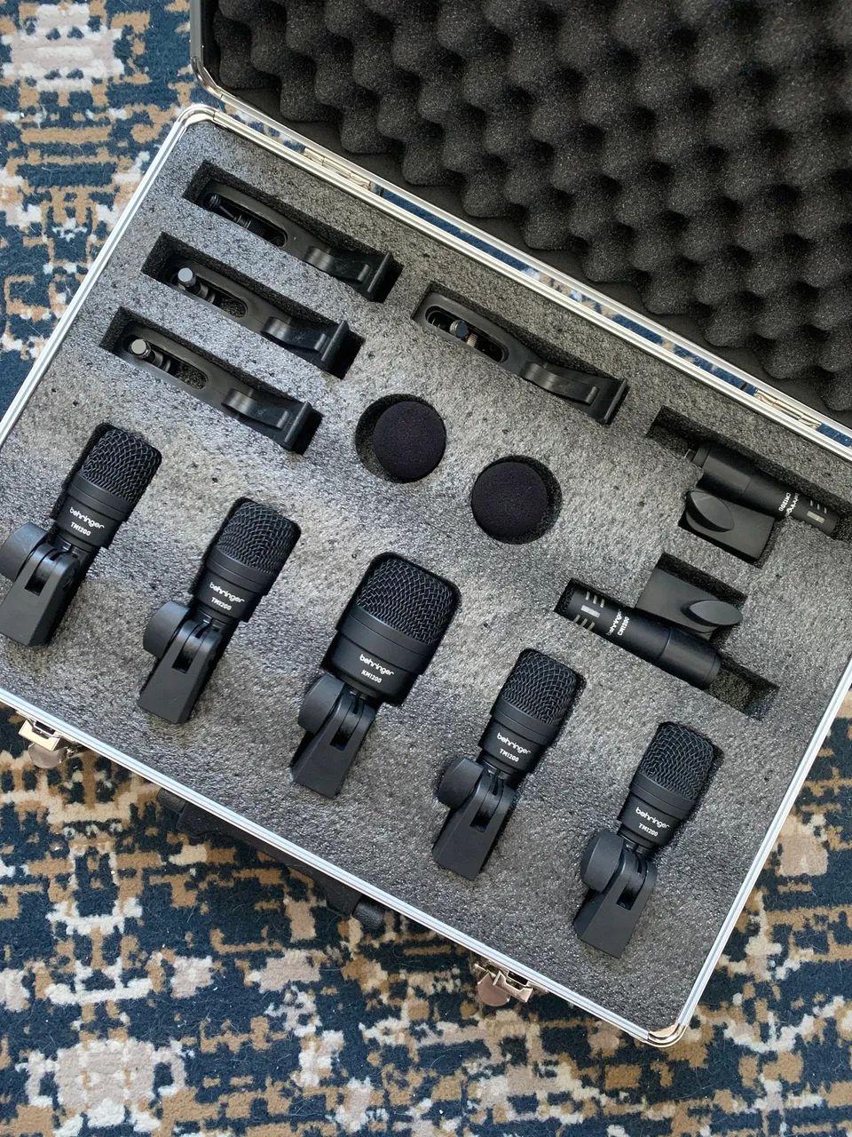Kit mic bateria behringer zerado! 