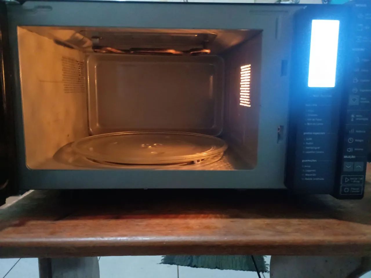 MICROONDAS BRASTEMP DE GRILL 31L FUNCIONANDO. - Foto 5