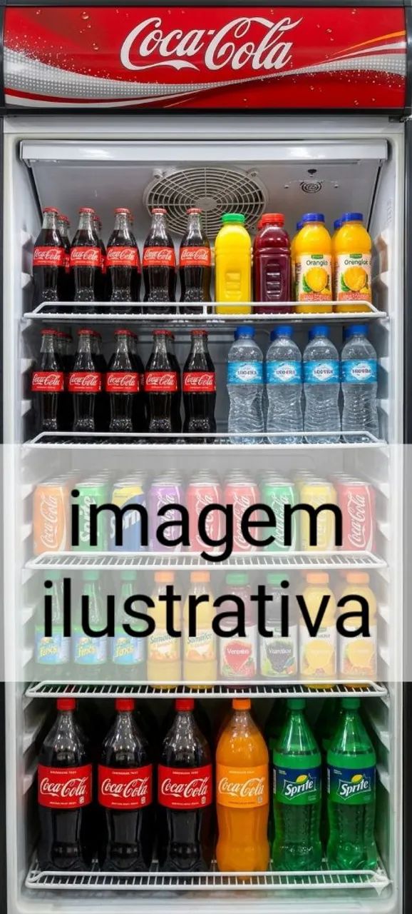Geladeira Expositora Original Coca Cola vertical Carrier V400